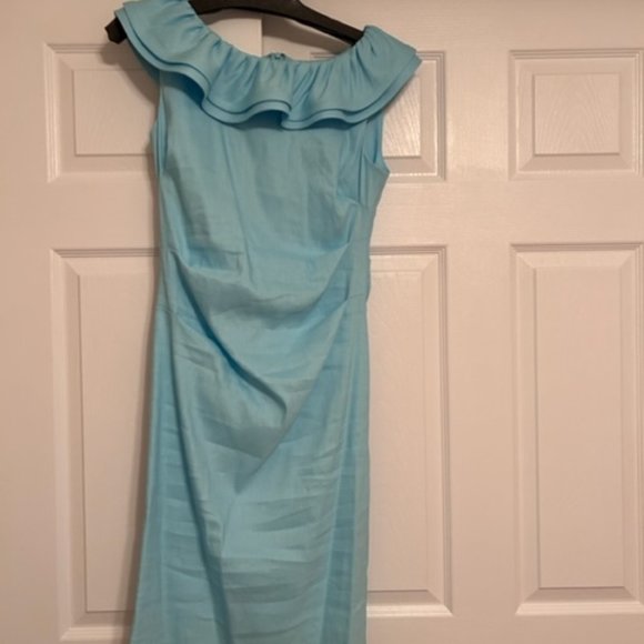 Sara Campbell Dress The Magic Dress with Double Ruffle Neck Dresses